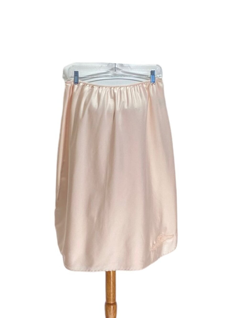 Vintage Bali Slip Skirt Pink Size M Cottagecore Coquette Spring Satin Bohemian - Picture 2 of 12